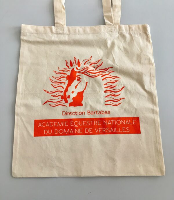 Tote bag naturel Académie équestre de Versailles