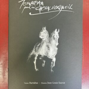 Livre-spectacle « Tombeau pour un cheval d’Orgueil », Canson 170 g.