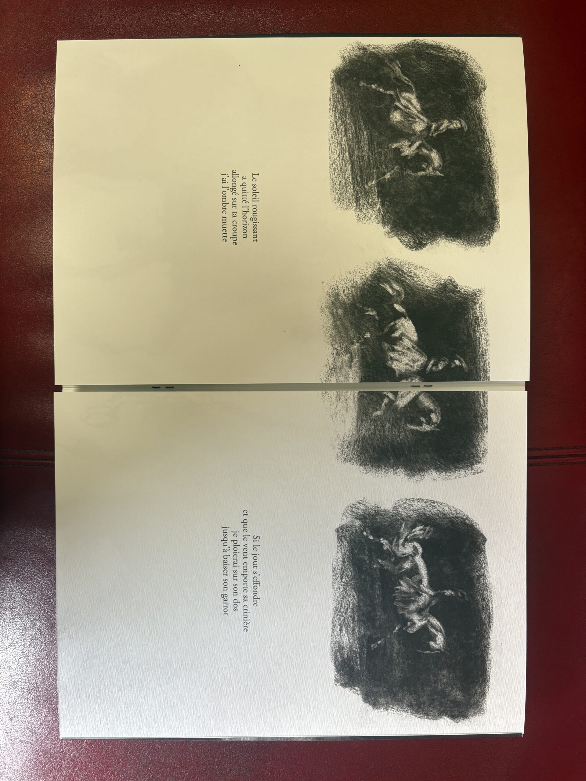 Livre-spectacle « Tombeau pour un cheval d’Orgueil », Canson 170 g. – Image 3